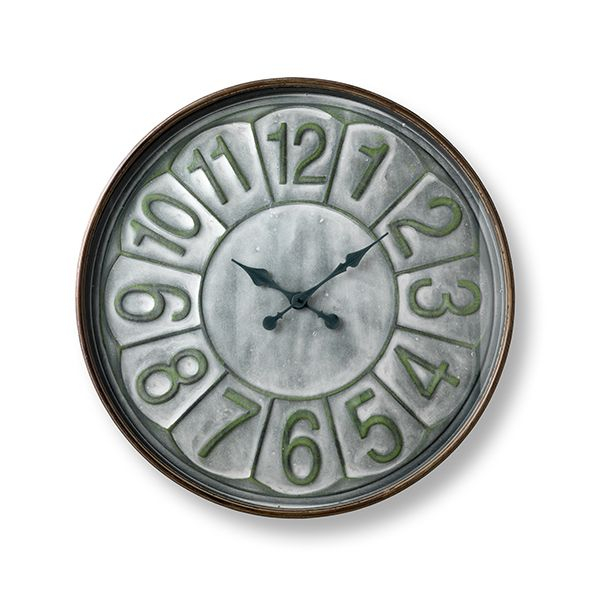 Feelings Klok Quart Metaal Glas