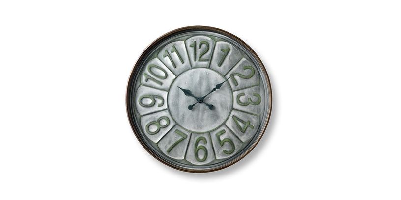 Feelings Klok Quart Metaal Glas