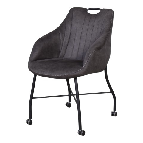 Armstoel Metric Antraciet