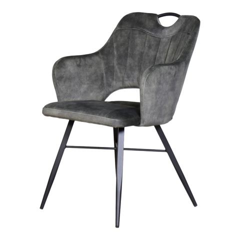 Armstoel Jizzel Antraciet