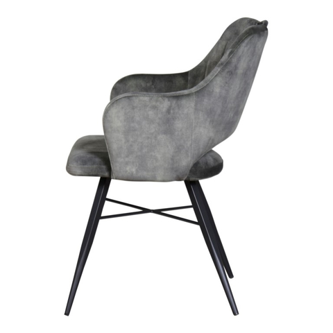 Armstoel Jizzel Antraciet