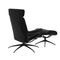 Stressless Relaxfauteuil+voetenbank London Black