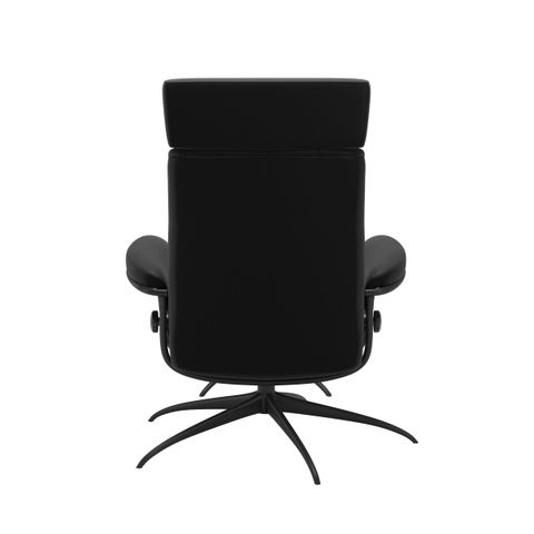 Stressless Relaxfauteuil+voetenbank London Black