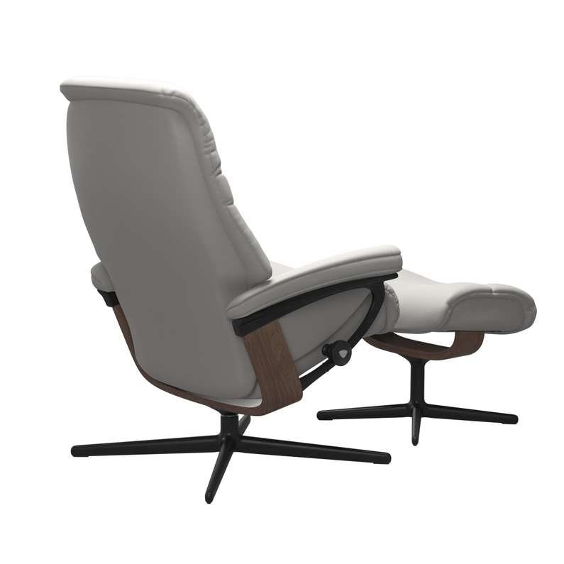 Stressless Fauteuil+Hocker Sunrise Large Grijs