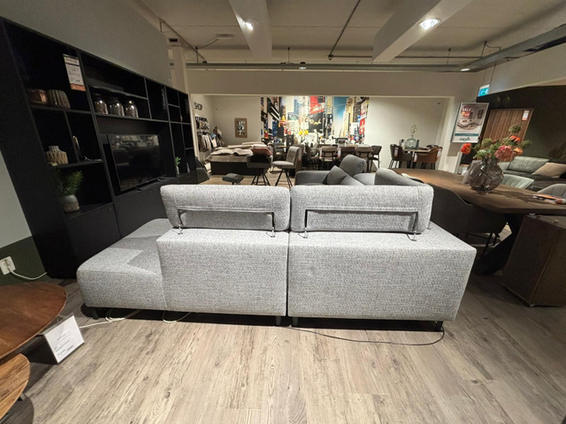 (Showroommodel) Hoekbank Crespano Ashgrey