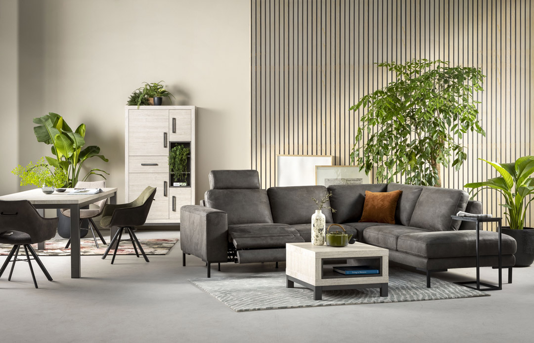 Feelings Hoekbank Cadiz Grafiet