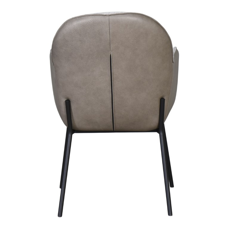 Armstoel Grantoro Taupe En Wit