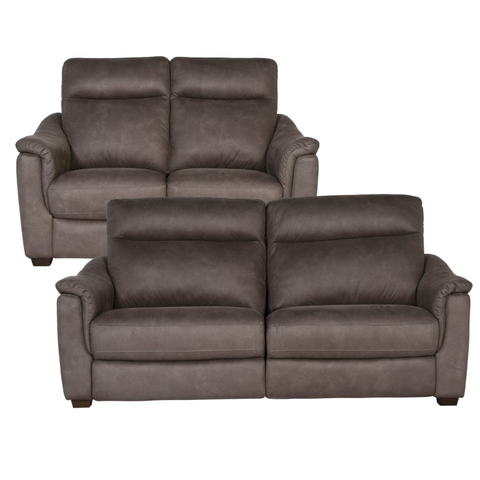 Bank Bisanzio 2 Zits Vast+2,5 Zits Relaxen Grey