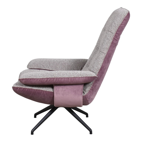 ROM1961 Draaifateuil Yoga Prince Rose