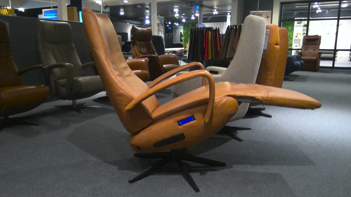 (Showroommodel) Sta-Op Fauteuil Rivingo XXL Cognac