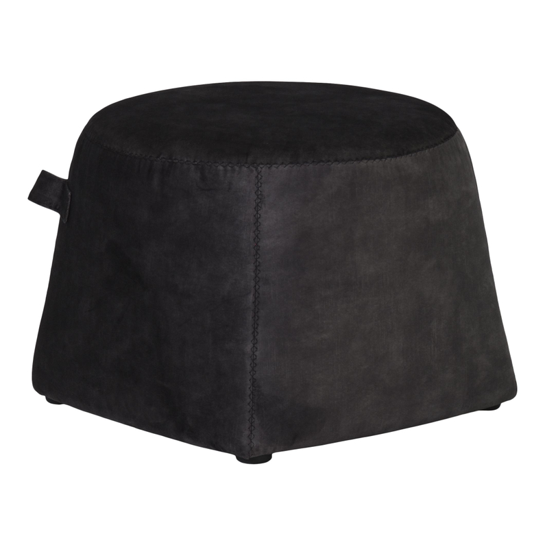 ROM1961 Poef Vanni Antraciet