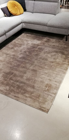 (Showroommodel) Vloerkleed Crushed Velvet Tingrijs