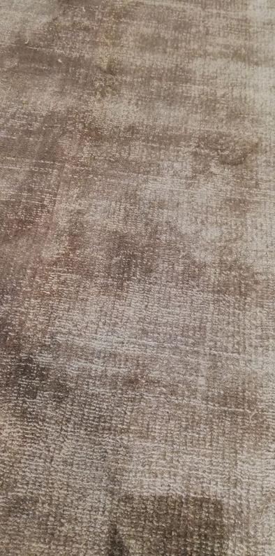 (Showroommodel) Vloerkleed Crushed Velvet Tingrijs