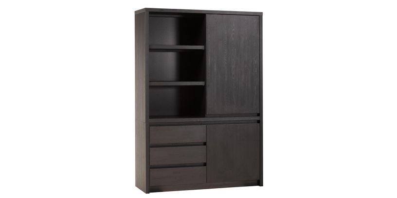 Wandkast Mancinio 2-Deurs/3 Laden