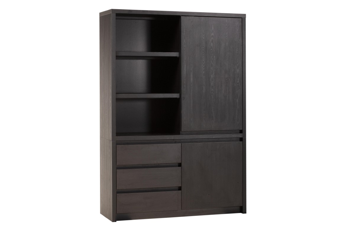 Wandkast Mancinio 2-Deurs/3 Laden