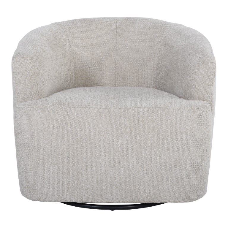 (Showroommodel)Draaifauteuil Gaudenzi Ecru