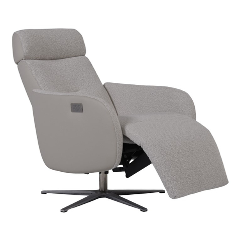 Relaxfauteuil Gerardi Large Silvercream/Beige