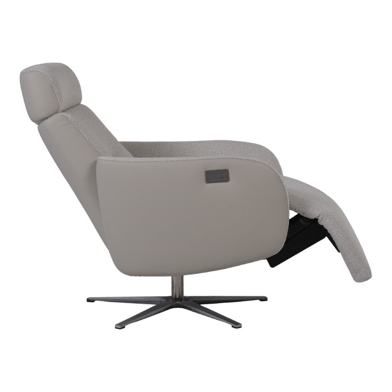 Relaxfauteuil Gerardi Large Silvercream/Beige