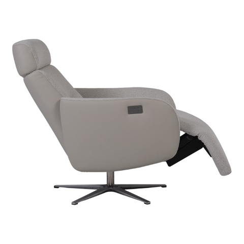 Relaxfauteuil Gerardi Large Silvercream/Beige