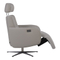 Relaxfauteuil Gerardi Large Silvercream/Beige