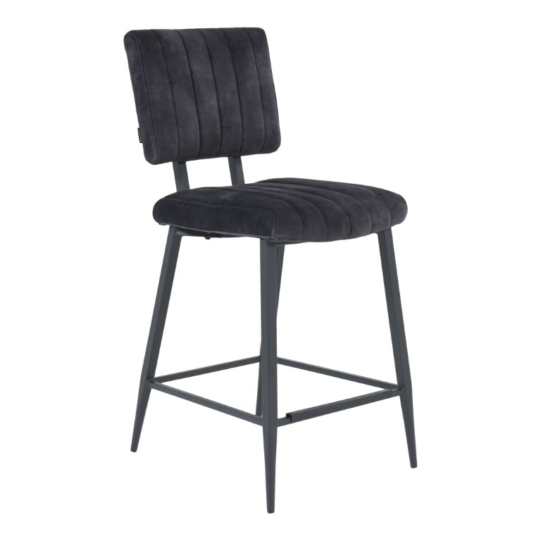 Barstoel Valdonna Antraciet