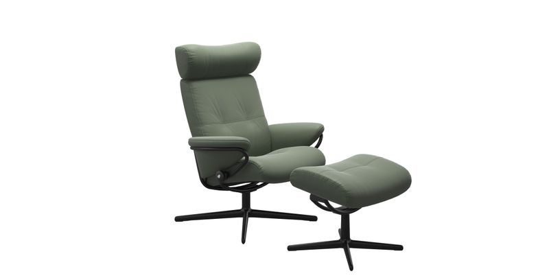 Stressless Fauteuil Berlin+Voetenbank Thyme Green