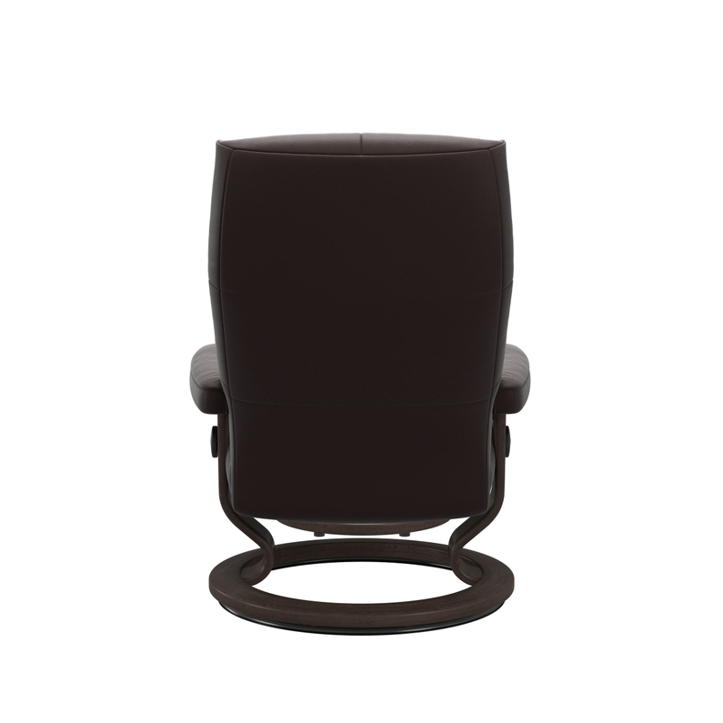 Stressless Fauteuil David M + Voetenbank Chocolate