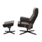Stressless Fauteuil David L + Voetenbank Chesnut