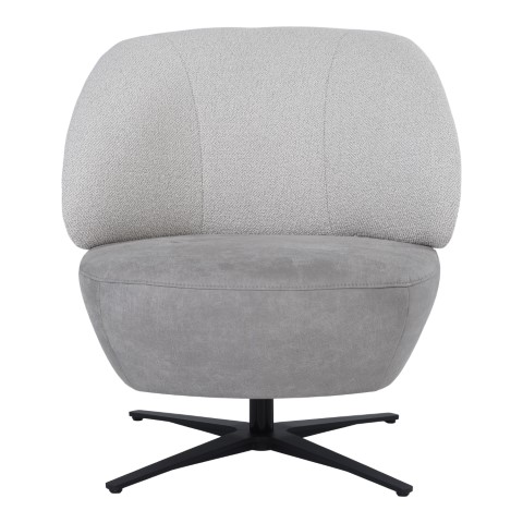 Draaifauteuil Laterno Lichtgrijs