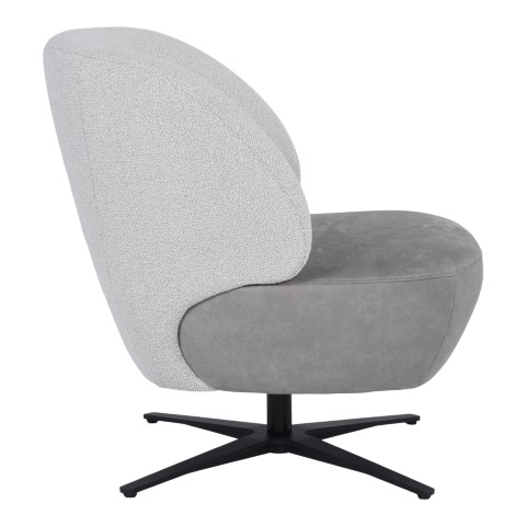 Draaifauteuil Laterno Lichtgrijs