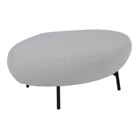 Hocker Leziano Silver cream