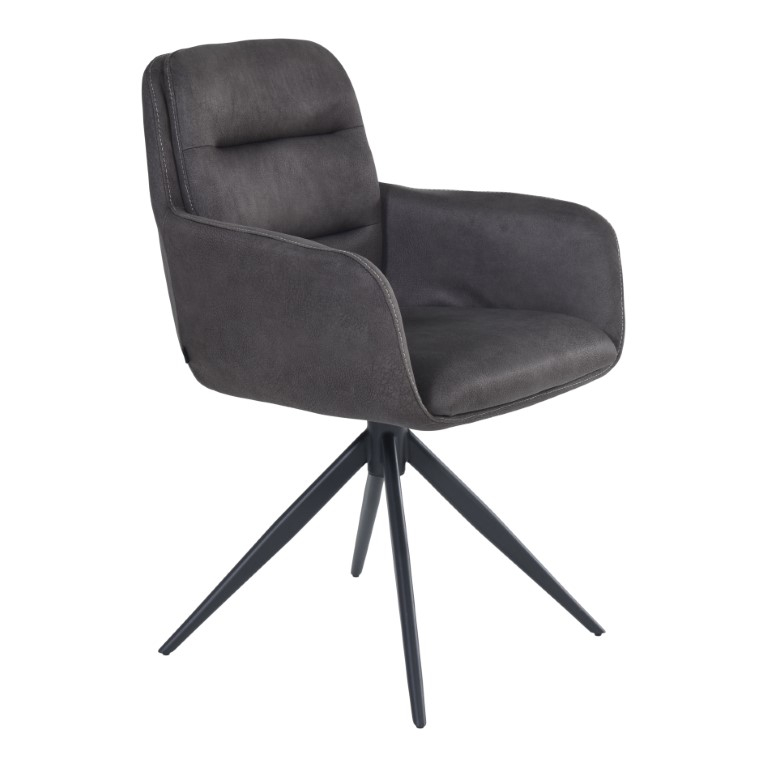 Armstoel Rabanna Antraciet