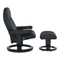 Stressless Fauteuil Met Hocker Consul Zwart