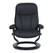 Stressless Fauteuil Met Hocker Consul Zwart