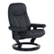 Stressless Fauteuil Met Hocker Consul Zwart