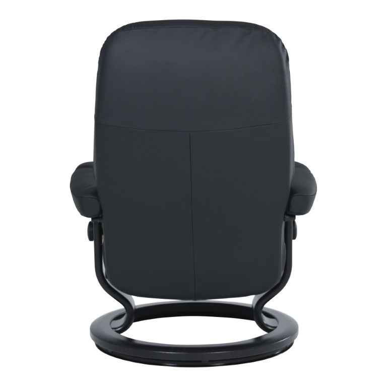 Stressless Fauteuil Met Hocker Consul Zwart