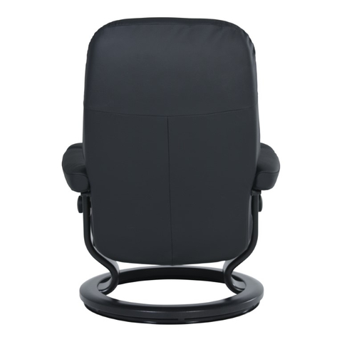 Stressless Fauteuil Met Hocker Consul Zwart