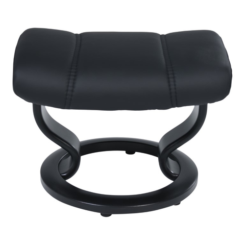 Stressless Fauteuil Met Hocker Consul Zwart
