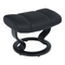 Stressless Fauteuil Met Hocker Consul Zwart
