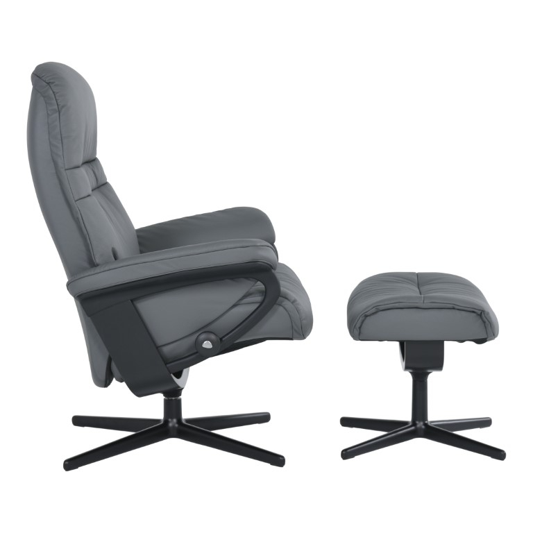 Stressless Fauteuil + Hocker Sunrise Grijs