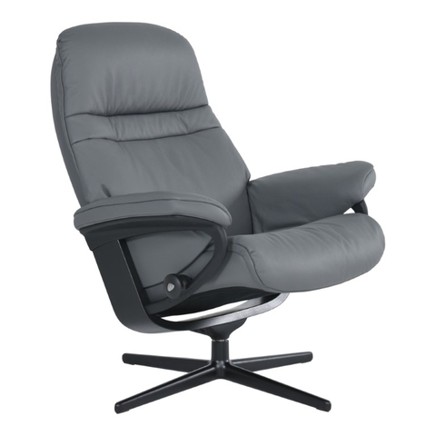 Stressless Fauteuil + Hocker Sunrise Grijs