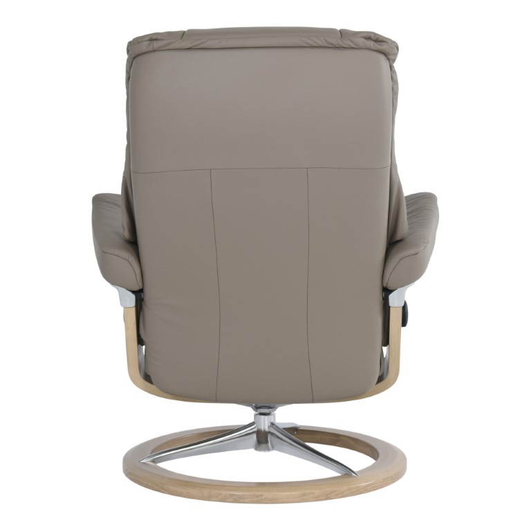 Stressless Fauteuil + Hocker Mayfair Donkergrijs