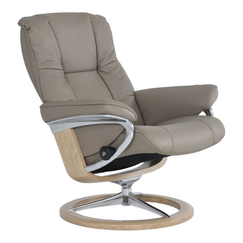 Stressless Fauteuil + Hocker Mayfair Donkergrijs