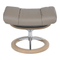Stressless Fauteuil + Hocker Mayfair Donkergrijs