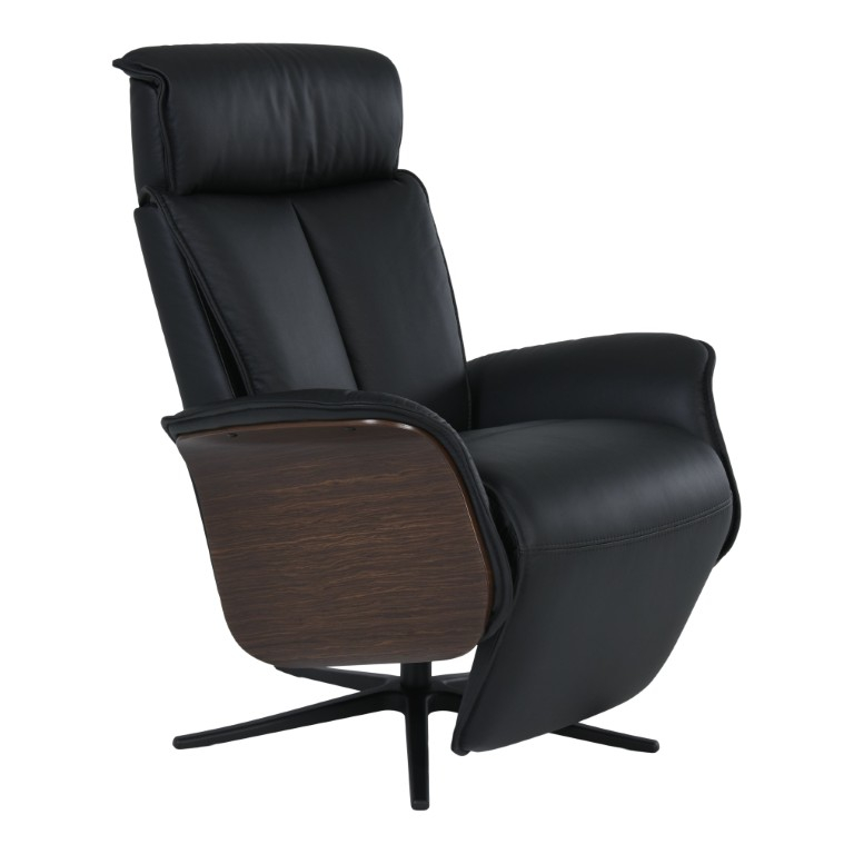 Relaxfauteuil Parthos Zwart
