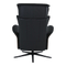 Relaxfauteuil Parthos Zwart