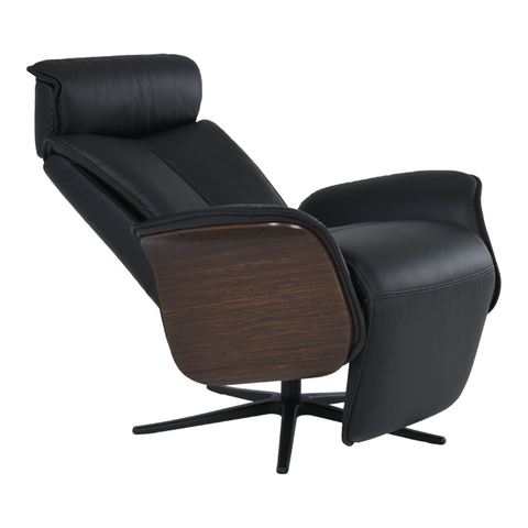 Relaxfauteuil Parthos Zwart