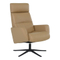 Relaxfauteuil en Hocker Parthos Bruin
