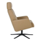Relaxfauteuil en Hocker Parthos Bruin