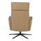 Relaxfauteuil en Hocker Parthos Bruin
